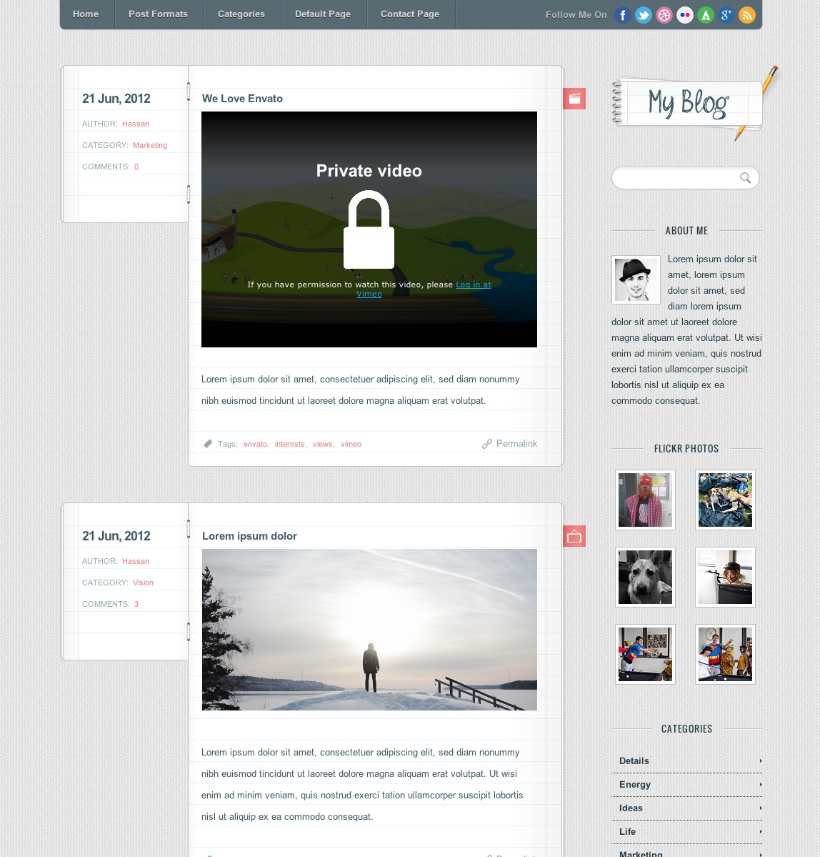 Top 10 Wordpress templates for blogs with responsive design